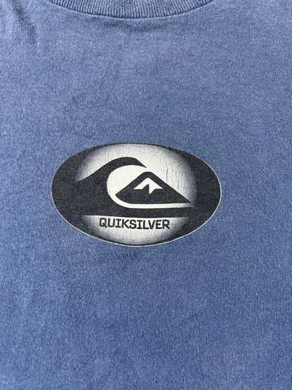 Vintage Quiksilver Navy Blue Graphic Logo T-Shirt