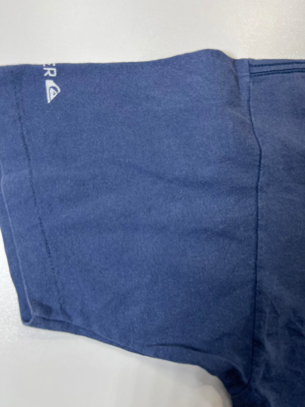 Vintage Quiksilver Navy Blue Graphic Logo T-Shirt