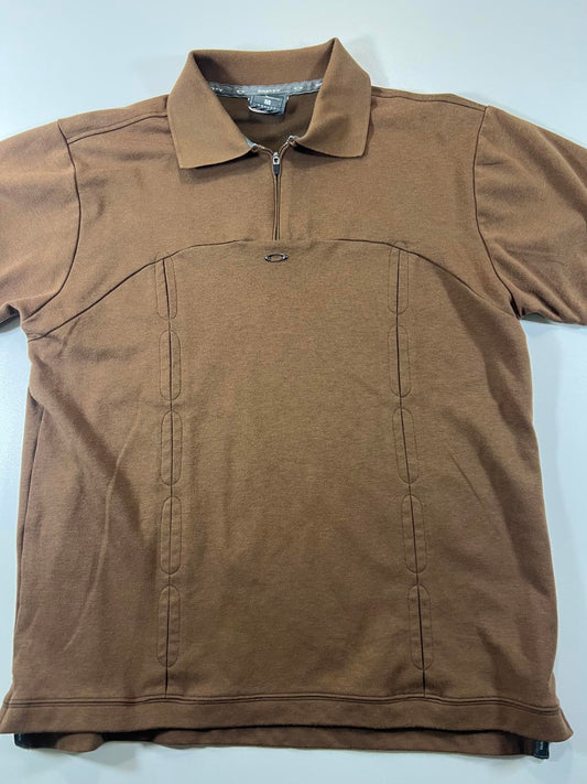 Vintage Oakley Polo Shirt Middle logo Size L