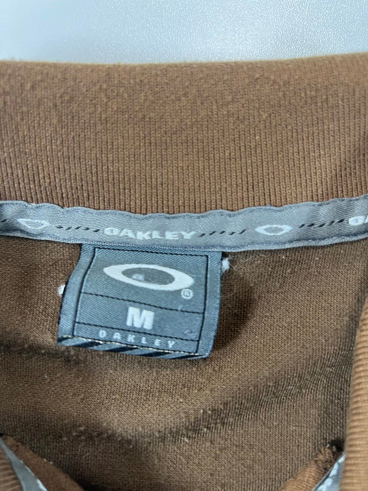 Vintage Oakley Polo Shirt Middle logo Size L