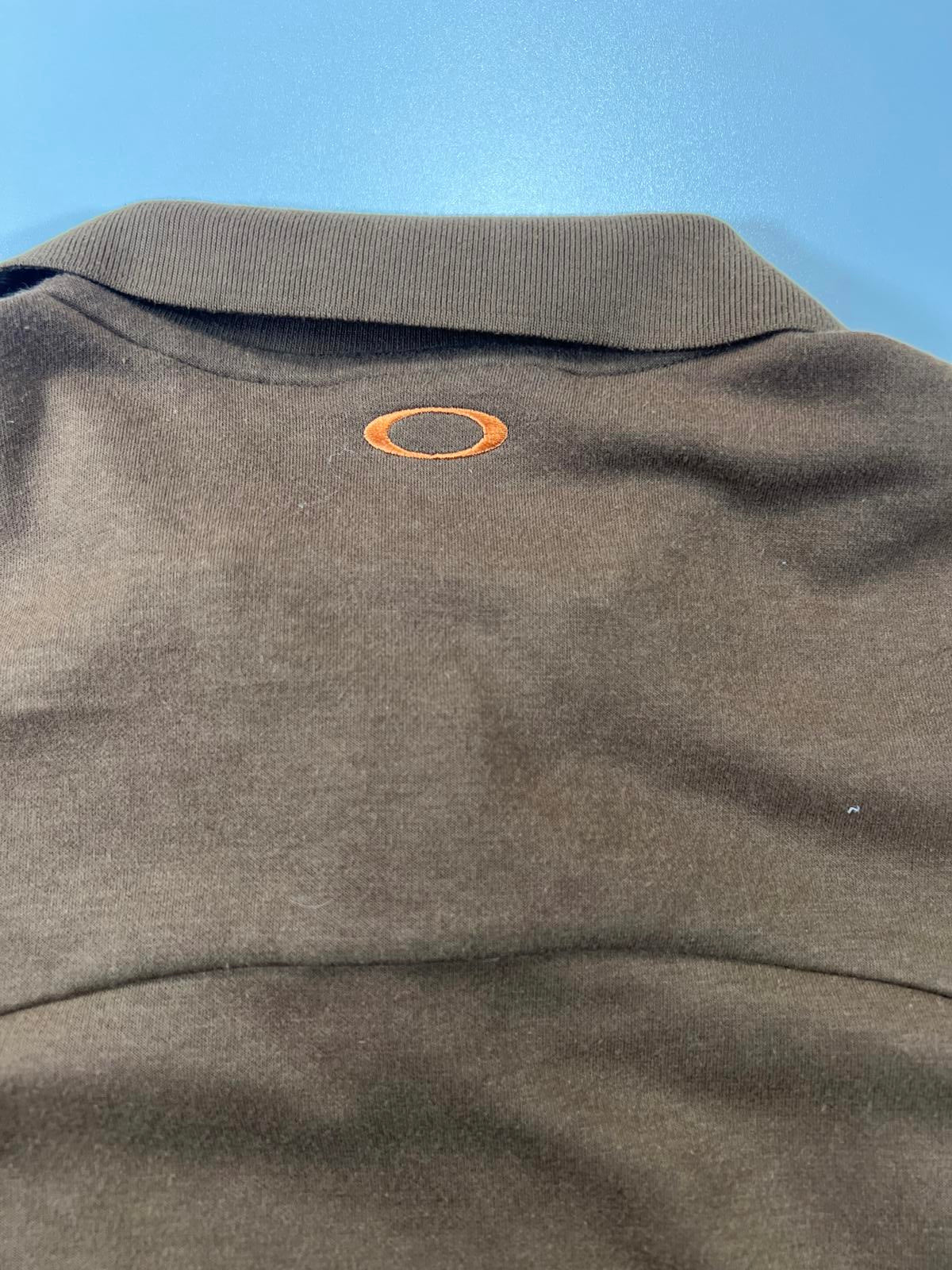 Vintage Oakley Polo Shirt Middle logo Size L