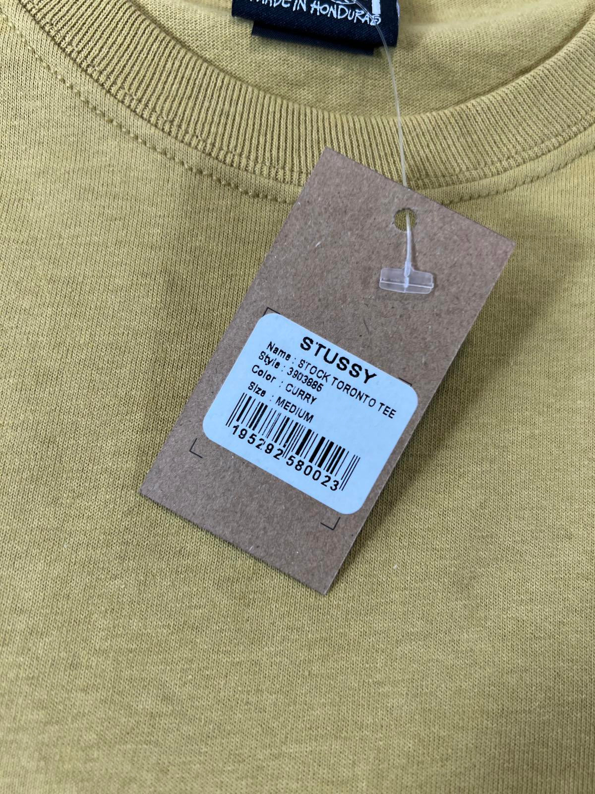 Stussy Toronto Logo T-Shirt Mustard Yellow M