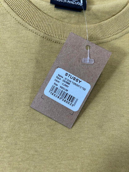 Stussy Toronto Logo T-Shirt Mustard Yellow M