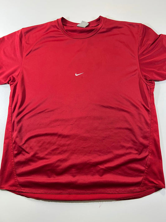 Nike Middle Swoosh Air maxRed Short Sleeve athletic T-Shirt XL