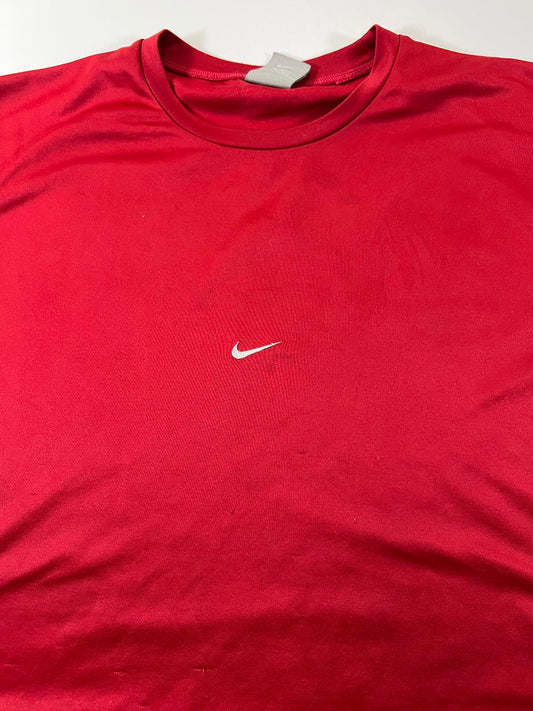 Nike Middle Swoosh Air maxRed Short Sleeve athletic T-Shirt XL