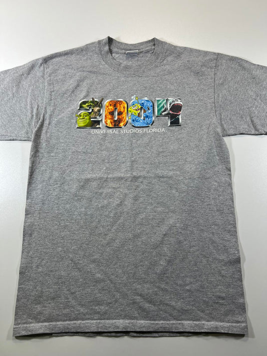 Universal Studios 2004 Florida Grey Graphic T-Shirt M