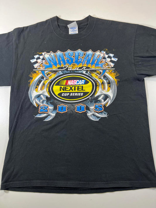 2005 NASCAR Nextel Cup Series Black T-Shirt Size L