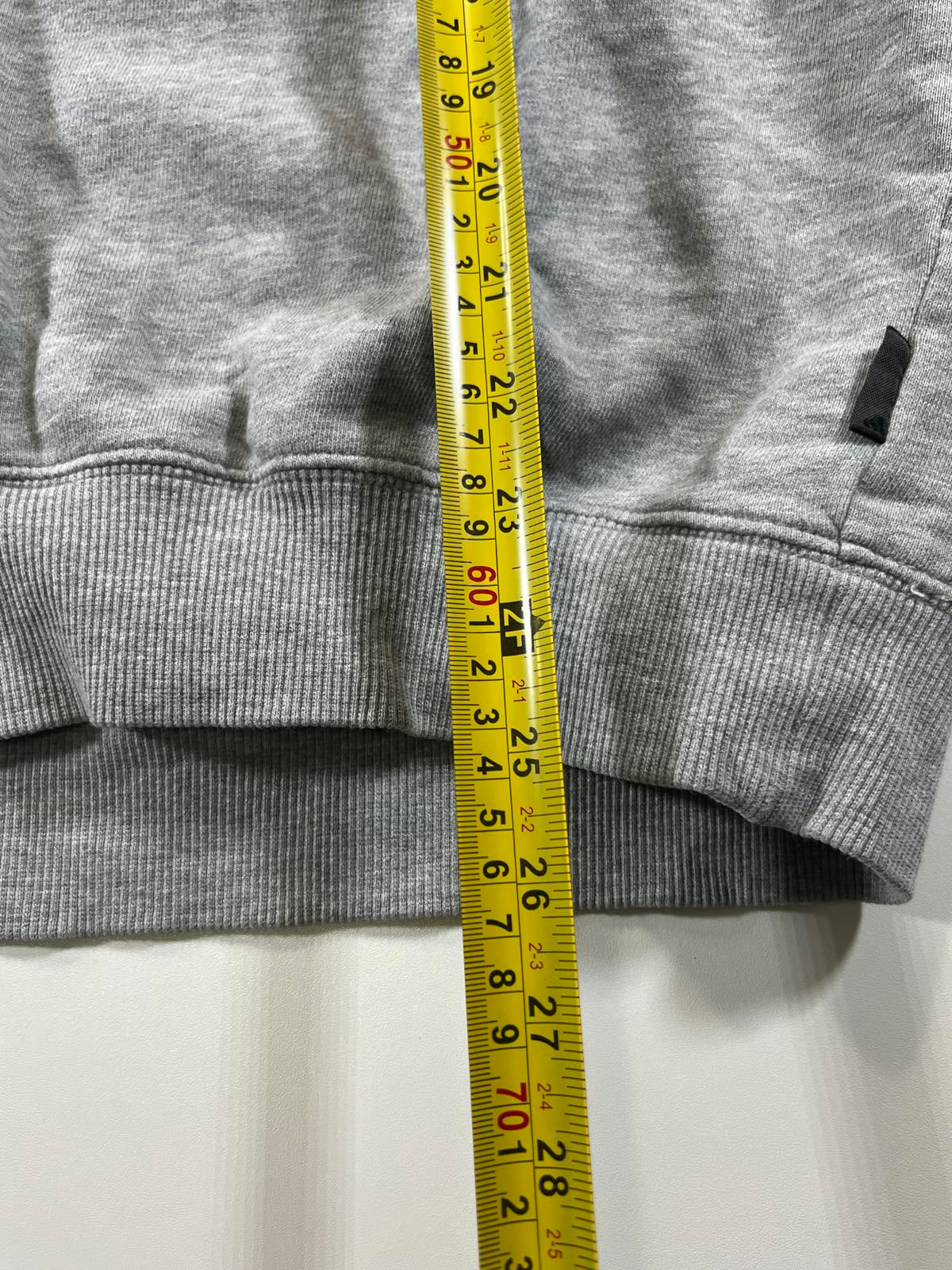 Vintage Adidas Grey V-Neck Sweatshirt