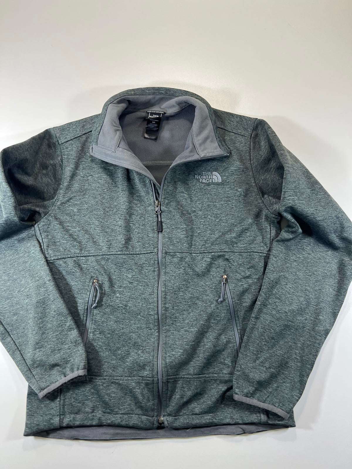 The North Face Grey Fleece Jacket Size Small