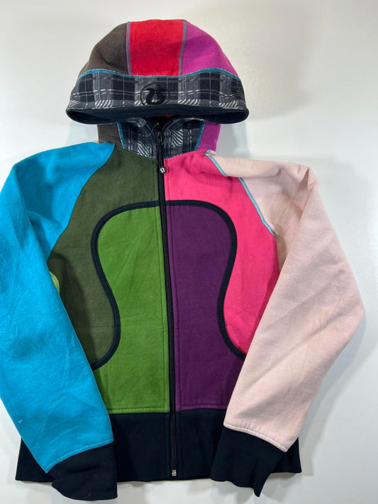 Lululemon Multicolor Patchwork Zip-Up Hoodie