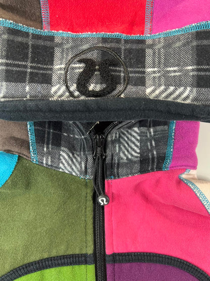 Lululemon Multicolor Patchwork Zip-Up Hoodie