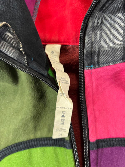 Lululemon Multicolor Patchwork Zip-Up Hoodie