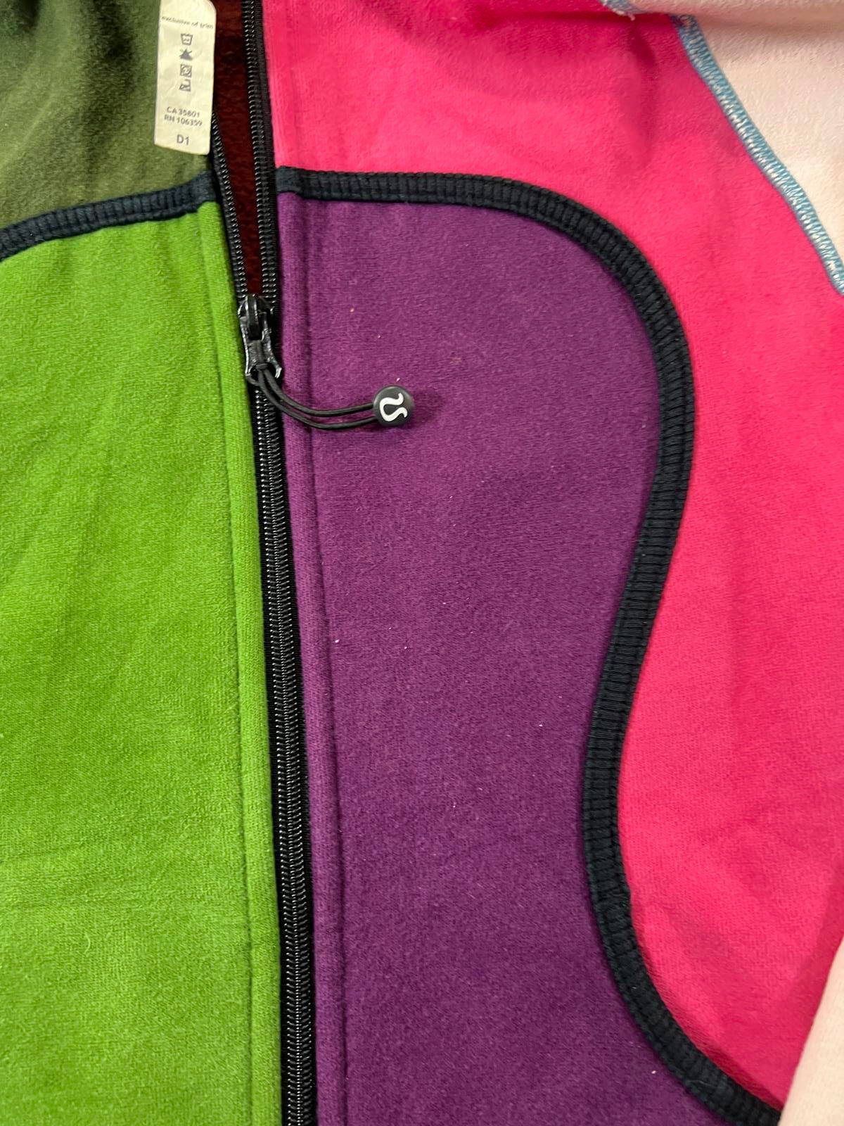 Lululemon Multicolor Patchwork Zip-Up Hoodie