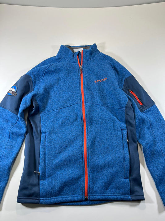 Spyder Men's Blue Full-Zip Fleece Jacket M