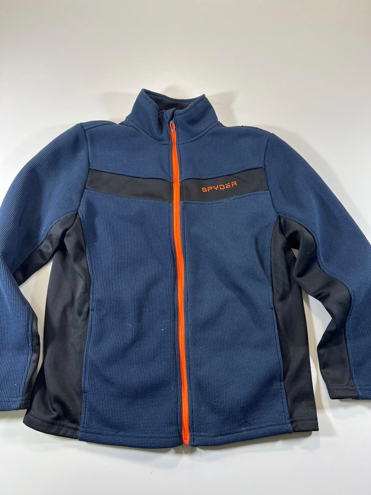 Spyder Men's XL Blue and Black Full-Zip Fleece Jacket