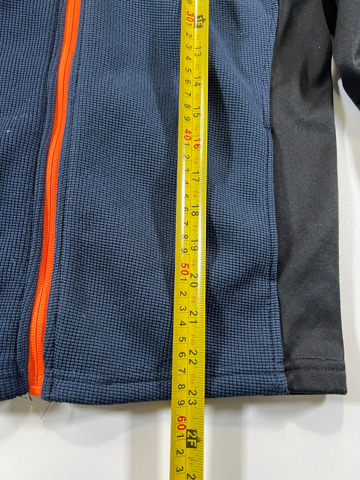 Spyder Men's XL Blue and Black Full-Zip Fleece Jacket