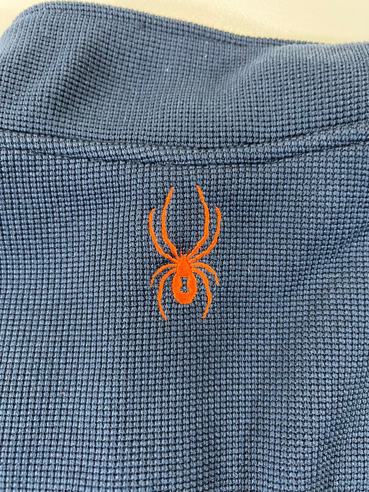 Spyder Men's XL Blue and Black Full-Zip Fleece Jacket