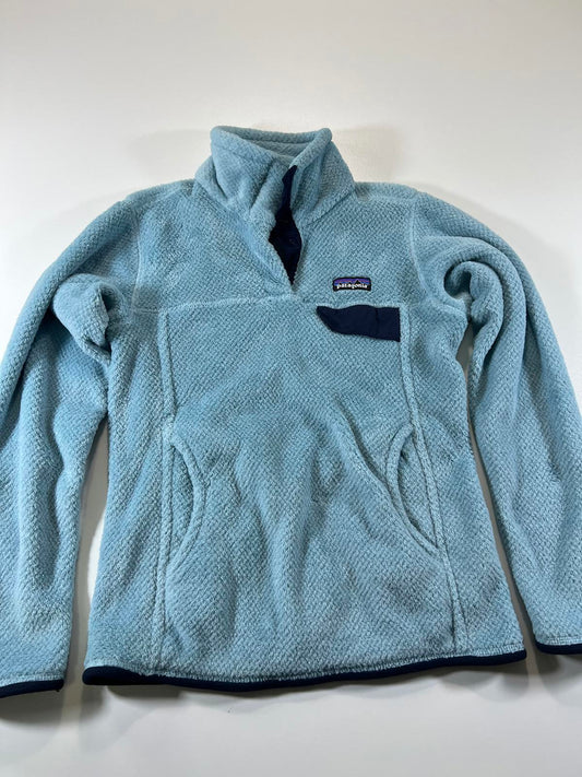 Patagonia Women's Light Blue Fleece Pullover XS