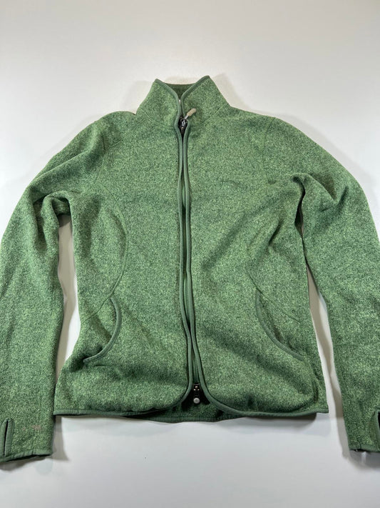 The North Face Green Full-Zip Jacket womens small