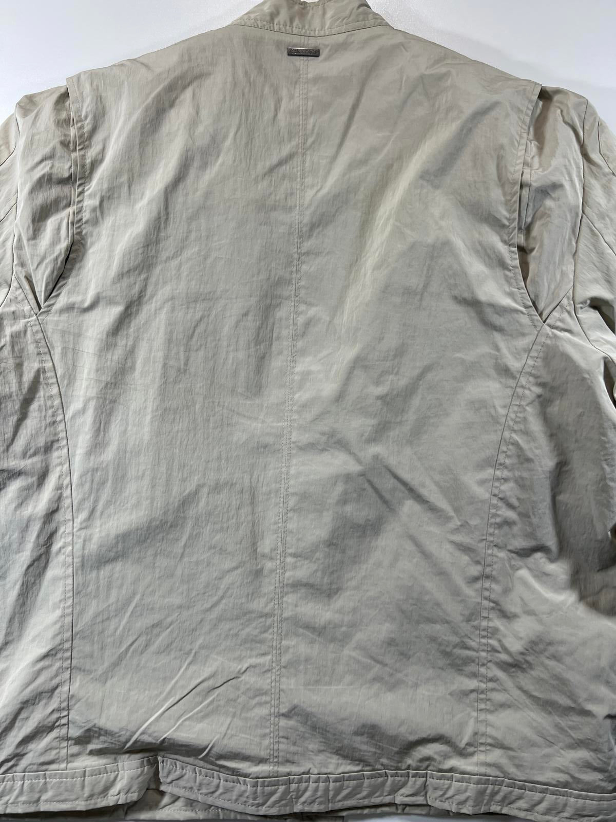 Calvin Klein Men's Light Beige Zip-Up Jacket XL