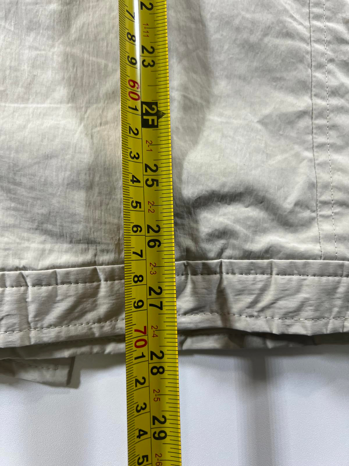 Calvin Klein Men's Light Beige Zip-Up Jacket XL