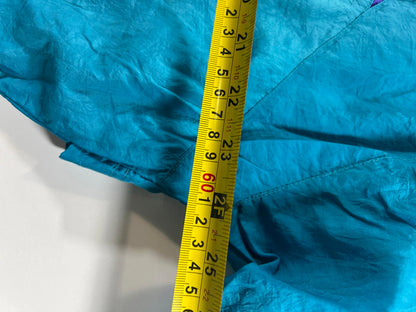 Vintage Reebok Windbreaker Jacket teal and Purple L