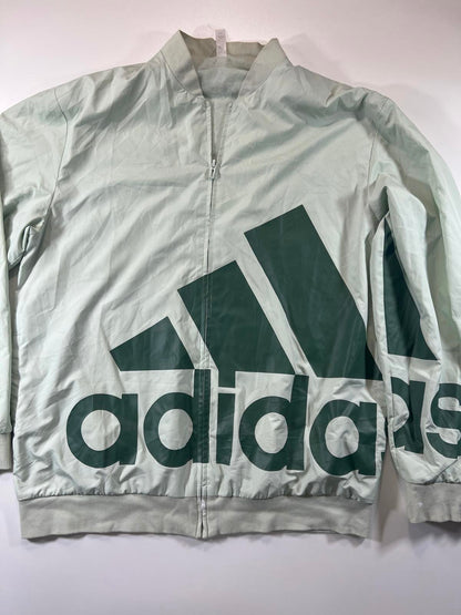 Retro Adidas Lightweight Full-Zip Logo Jacket M