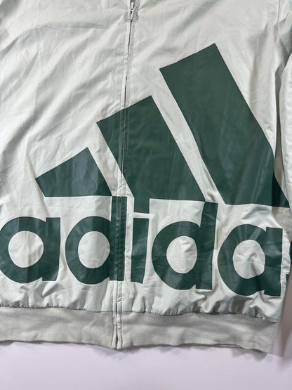 Retro Adidas Lightweight Full-Zip Logo Jacket M