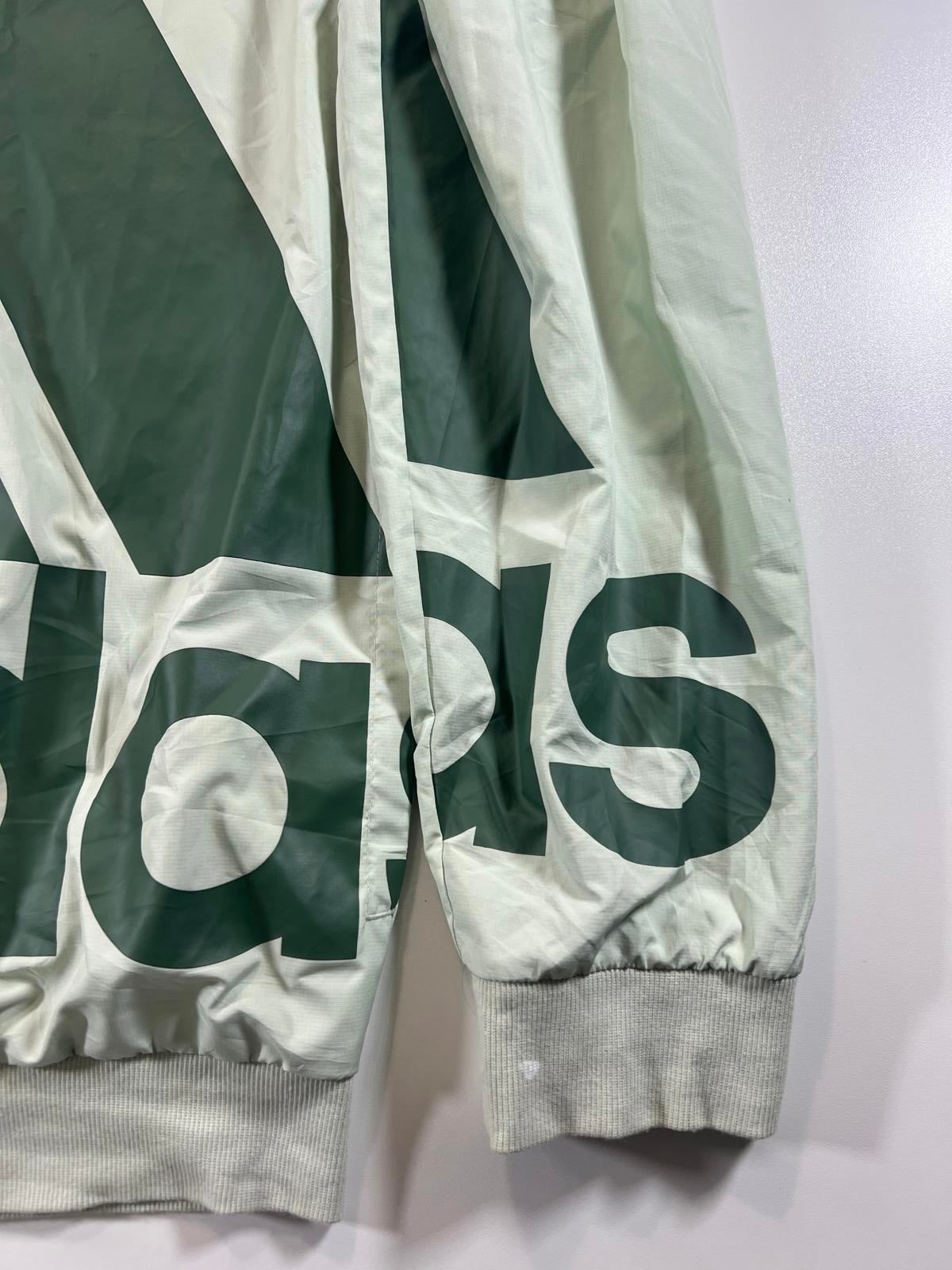 Retro Adidas Lightweight Full-Zip Logo Jacket M