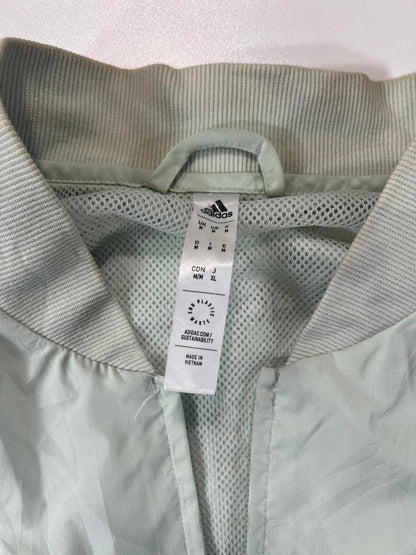 Retro Adidas Lightweight Full-Zip Logo Jacket M