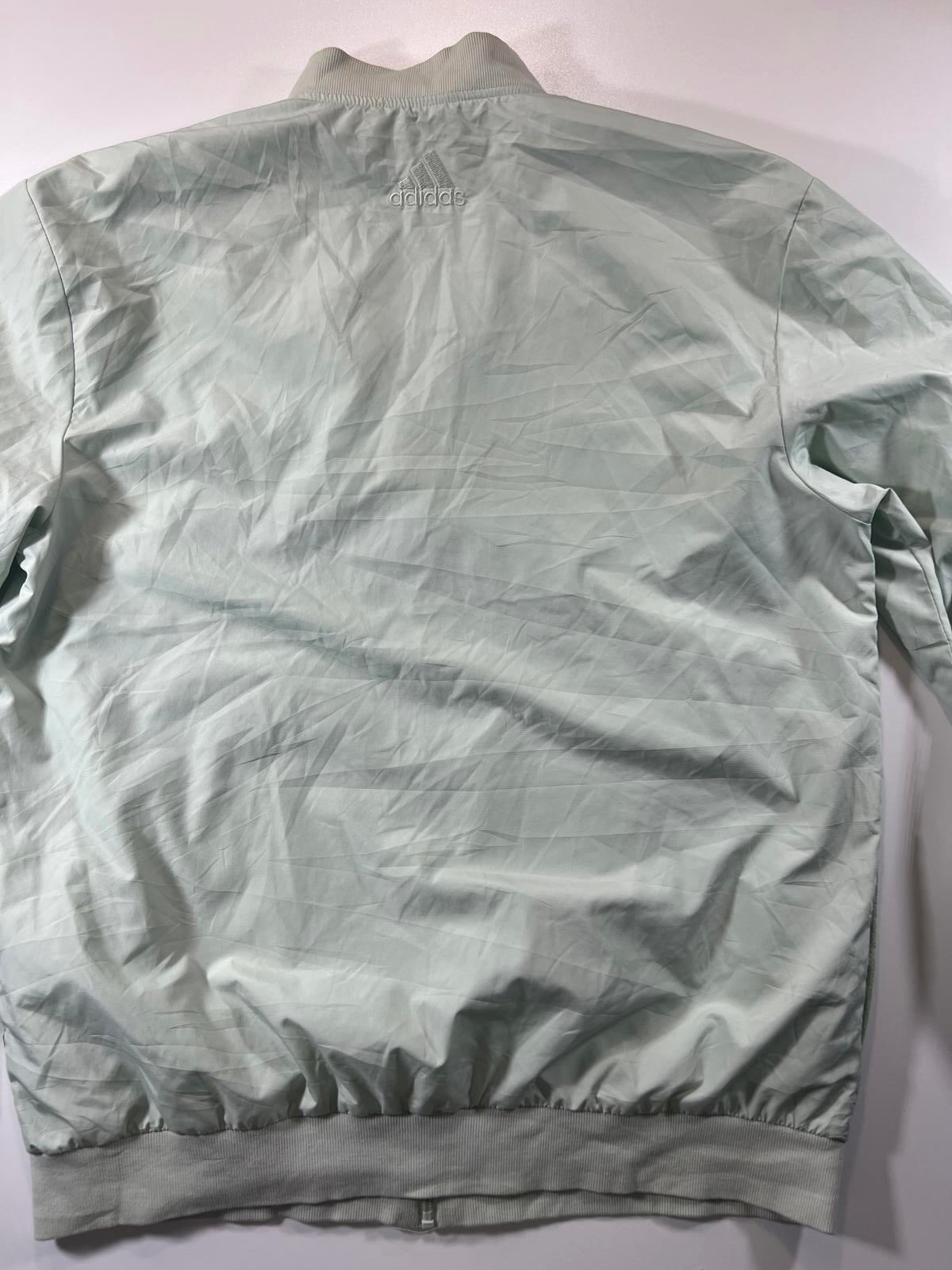 Retro Adidas Lightweight Full-Zip Logo Jacket M