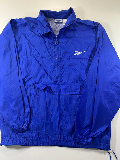 Vintage Reebok Blue Windbreaker Jacket S