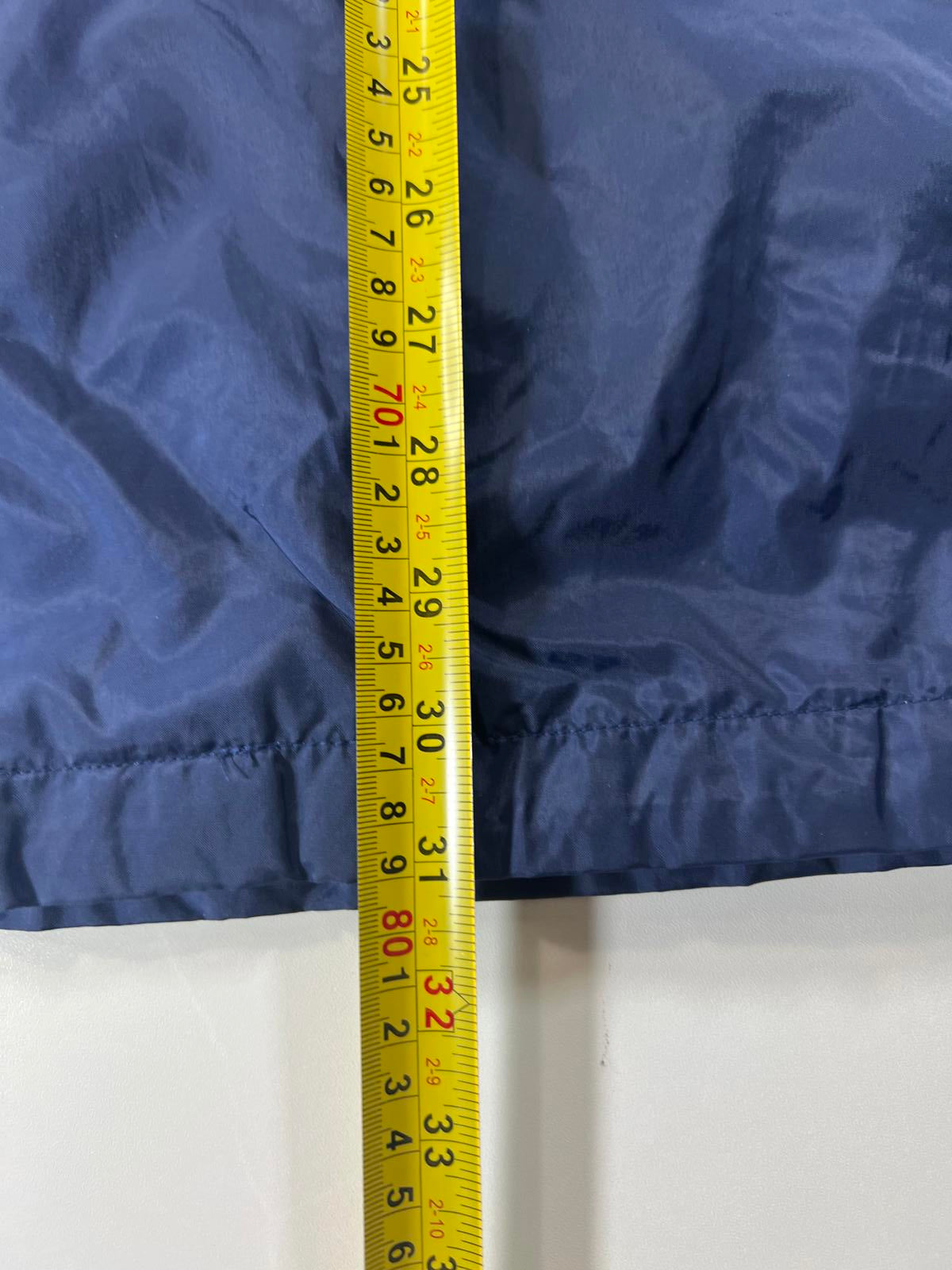 Vintage Nike Navy Blue and White Windbreaker Jacket XL