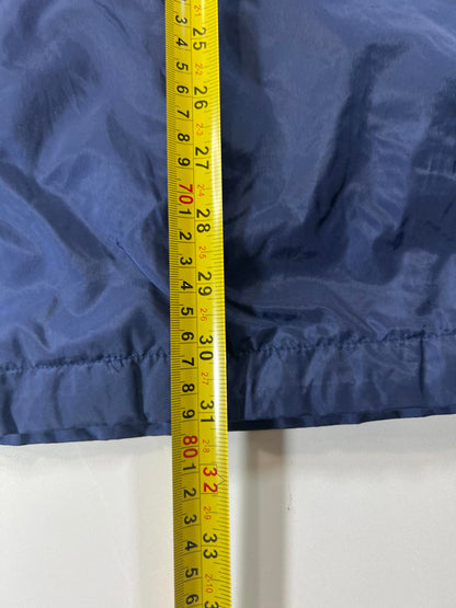 Vintage Nike Navy Blue and White Windbreaker Jacket XL