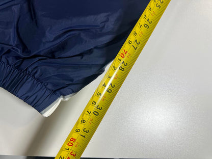 Vintage Nike Navy Blue and White Windbreaker Jacket XL