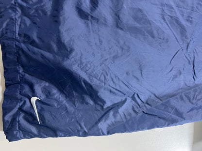 Vintage Nike Navy Blue and White Windbreaker Jacket XL