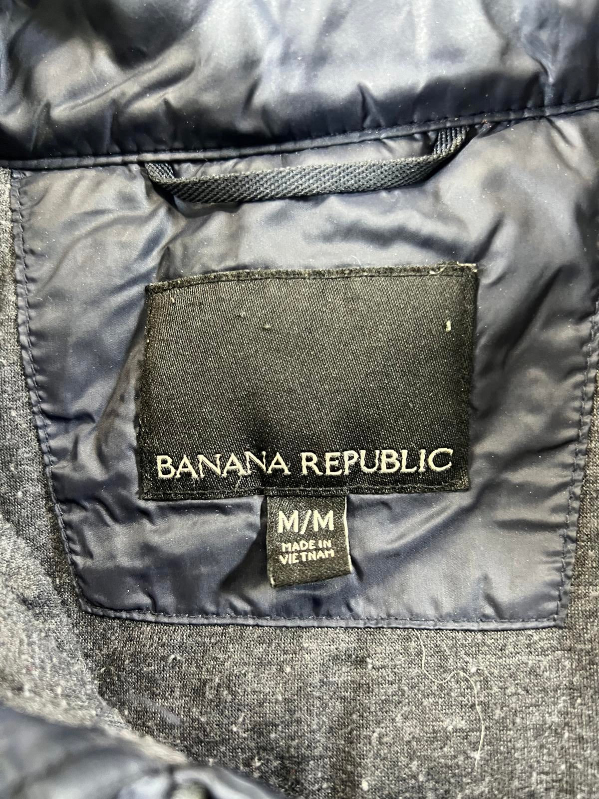 Banana Republic Quilted Navy Blue Vest M