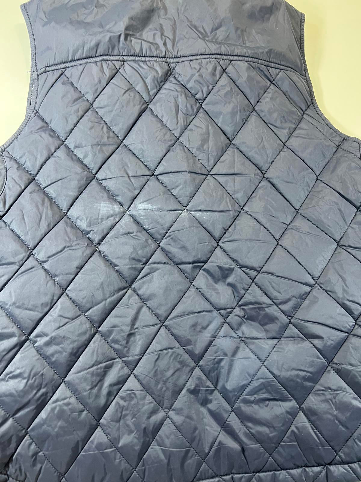 Banana Republic Quilted Navy Blue Vest M