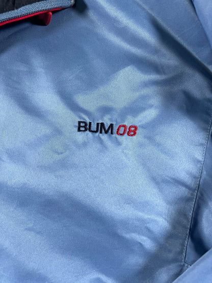 Vintage b.u.m. Equipment Men's Blue Windbreaker Jacket M