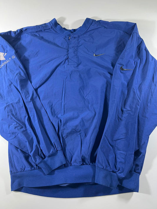 Nike Blue Pullover Windbreaker Jacket size L