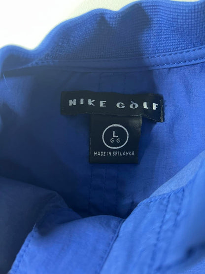 Nike Blue Pullover Windbreaker Jacket size L