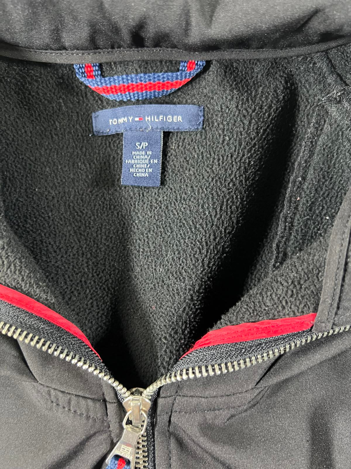 Tommy Hilfiger Black Hooded Softshell Jacket S