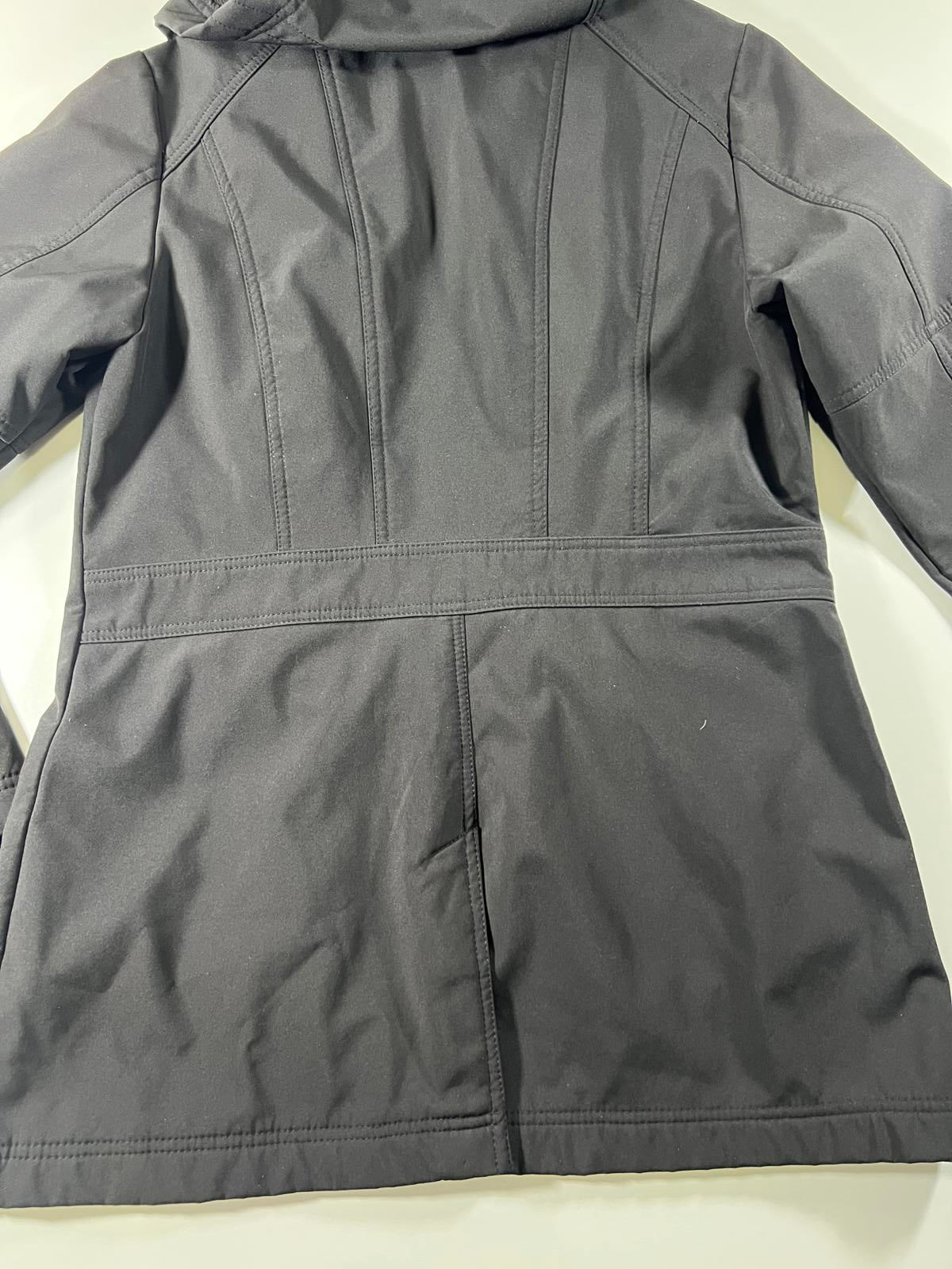 Tommy Hilfiger Black Hooded Softshell Jacket S