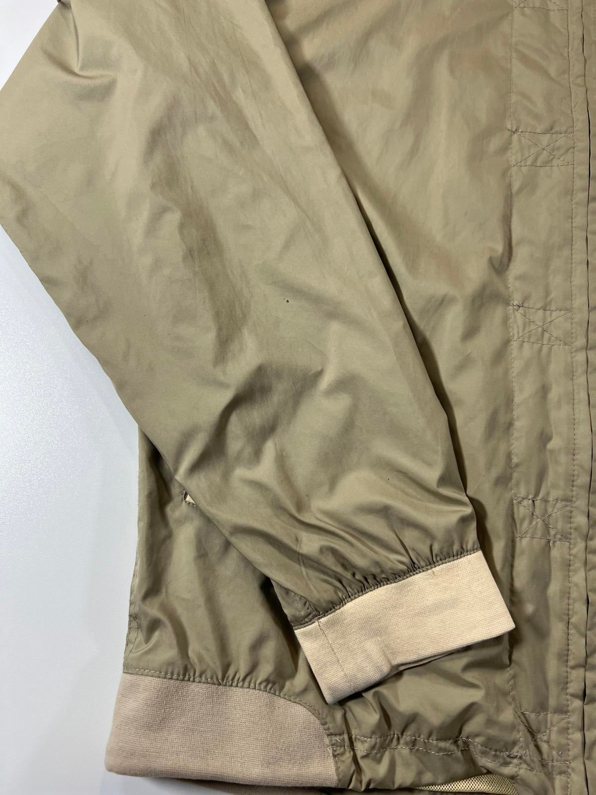 Vintage Oakley Men's Lightweight Beige Windbreaker Jacket M