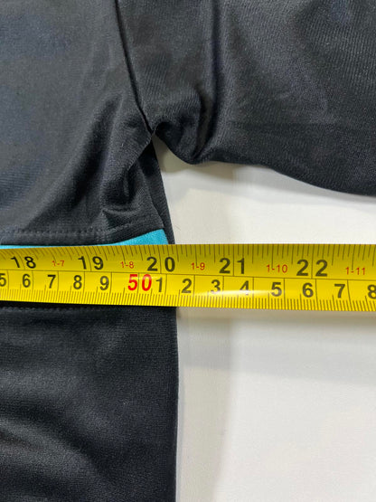 Vintage Puma Black and Turquoise Track Jacket, Size M