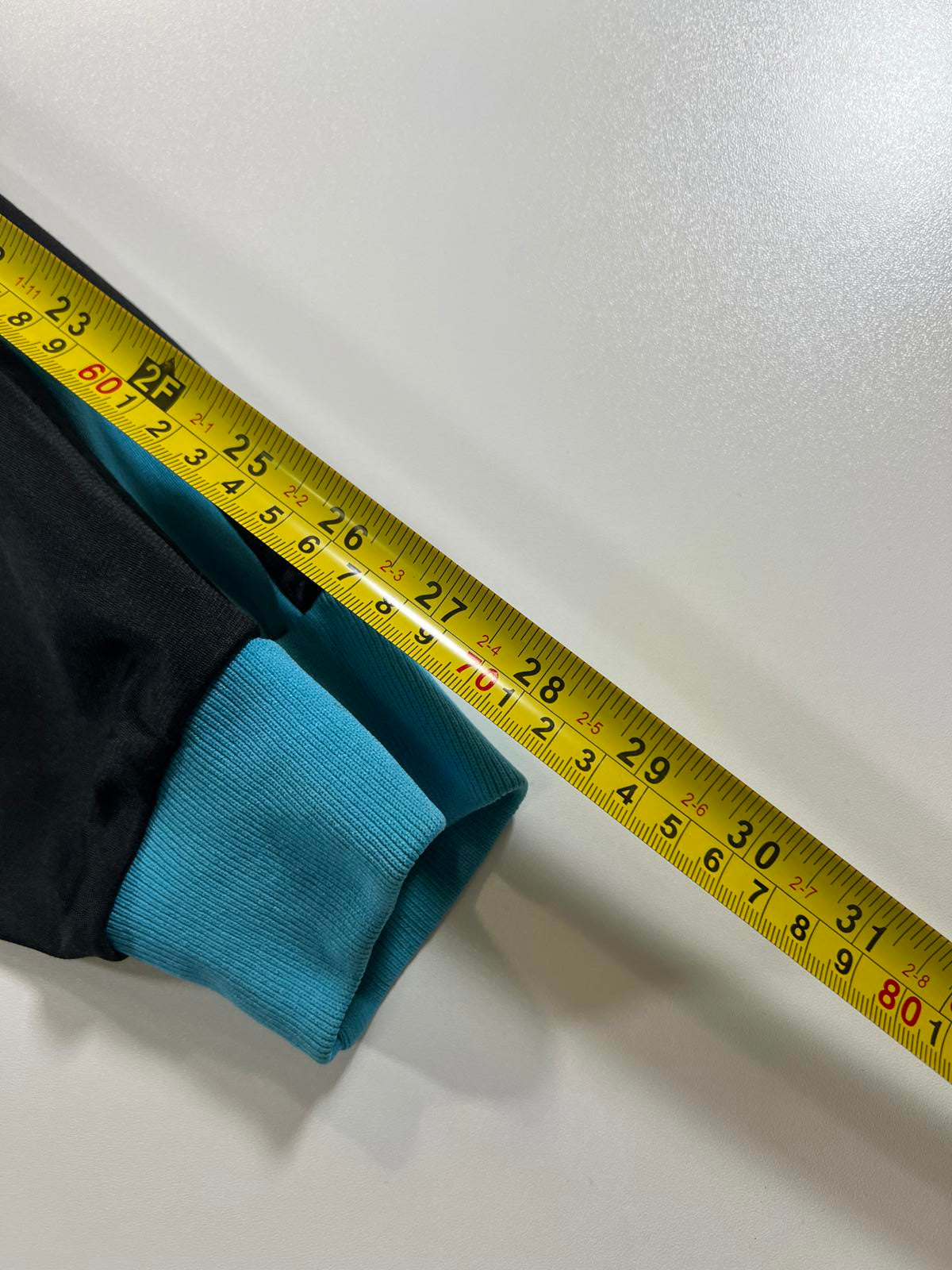 Vintage Puma Black and Turquoise Track Jacket, Size M