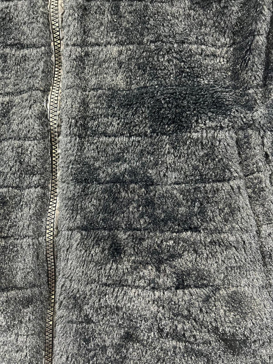 Guess Women's Black Faux Fur reversible insulated Vest XL