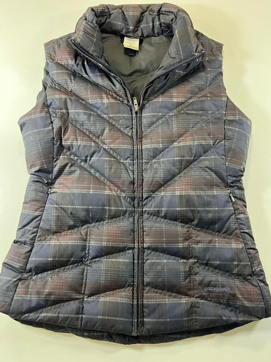 Vintage Patagonia Women's Puffer Vest Plaid Pattern M