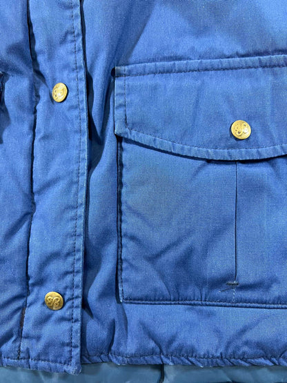 Vintage Eddie Bauer Blue Puffer Vest L