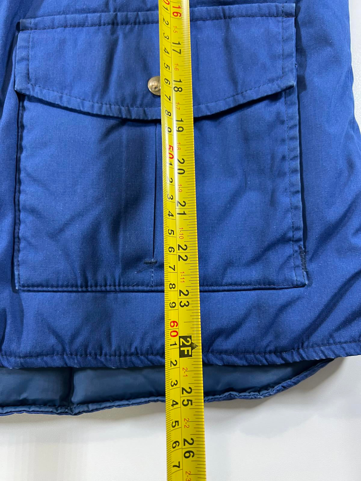 Vintage Eddie Bauer Blue Puffer Vest L